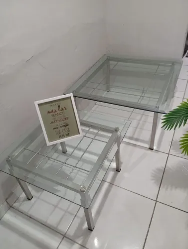 Centro de aço inox com vidro temperado 10m