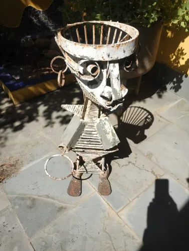 Carranca em Ferro, Decoração, Arte Com Sucata (Leia todo o anúncio)