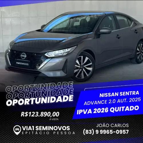 Nissan Sentra Advance 2.0 16V Aut. 2025