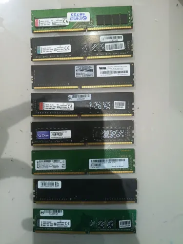 Vendo lote de memória DDR4 8GB / todas testadas funcionando perfeitamente