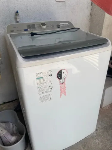 Máquina de lava com defeito