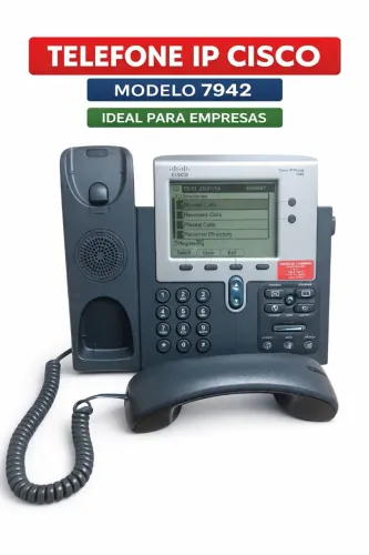 Telefone IP Cisco 7942 Semi Novo - VoIP Corporativo Profissional