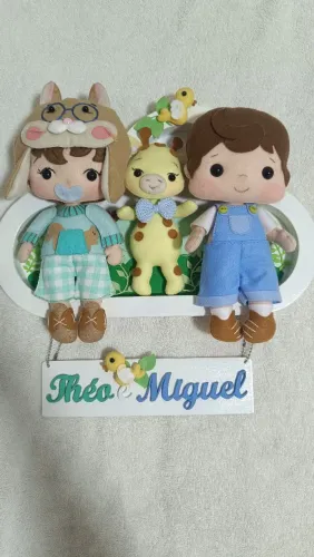 Quadro infantil para porta de quarto 