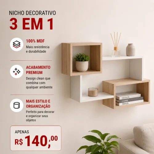 Nicho 3 em 1