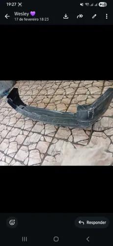 Para choque traseiro ecosport 2003 a 206