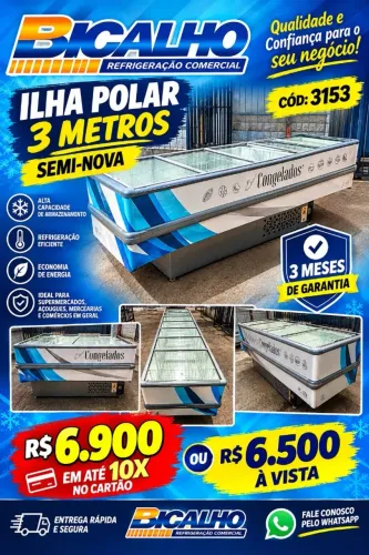 ILHA POLAR 3 METROS SEMI-NOVA