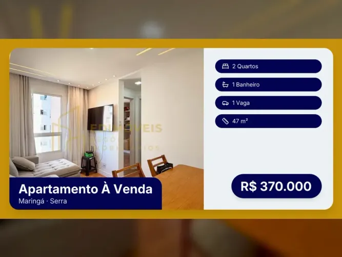 Apartamento em Maringá com Cozinha Planejada e Acabamentos de Alto Padrão