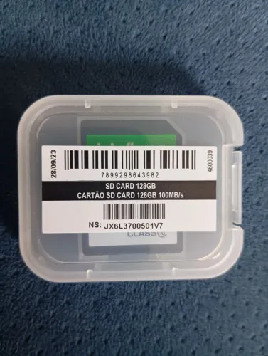 Cartão sd card 128gb 100MB/s