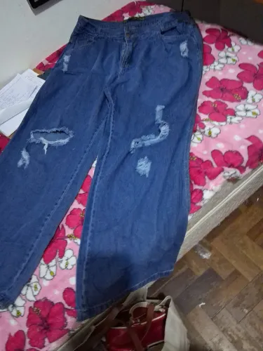 Calça  jeans plástica size