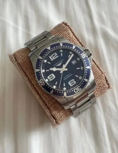 Relógio Suíço Longines Hydroconquest Original Modelo: L136424 Tamanho: 41mm.