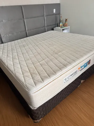 Colchão King Orthocrin 1,93x2,03 + Base Box