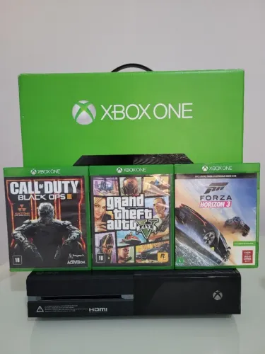 Xbox One 500GB | 3 Jogos | 1 Controle