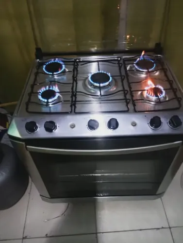 FOGÃO MABE INOX ACENDIMENTO MANUAL (ENTREGO SEM TAXA)