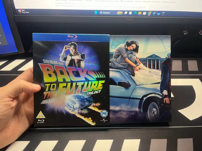 Box trilogia de volta para o futuro Bluray