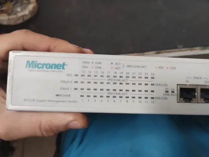 Switch Gerenciável Micronet Sp1678 24 Portas