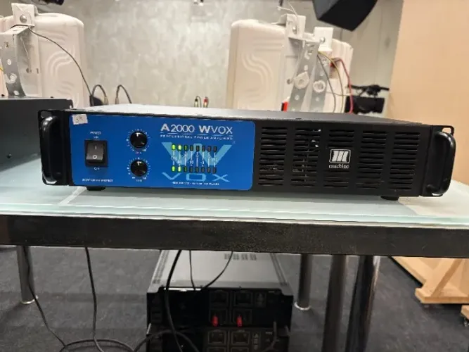 Potência Machine WVOX A2000 - 600W RMS - Amplificador Profissional