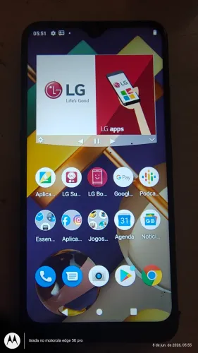Celular LG k22+. 