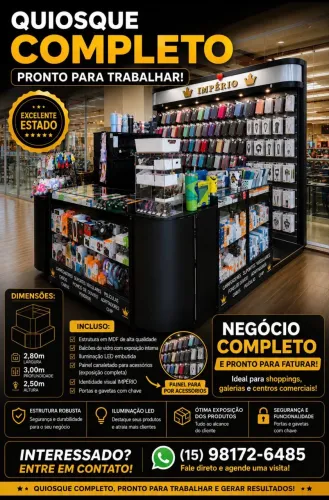 Vendo quiosque aceito proposta
