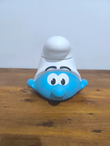 Balde pipoca Smurff