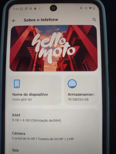Moto g54 5G 70GB/256 GB
