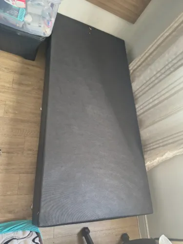 Cama Box Solteiro Completa + travesseiros de brinde