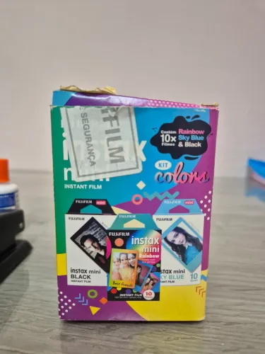 Filme instax para máquina fotográfica