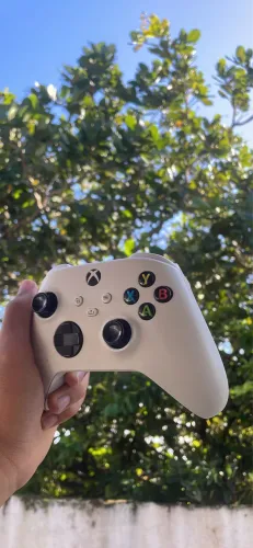 CONTROLE XBOX SÉRIE S BRANCO ACEITO CARTÃO