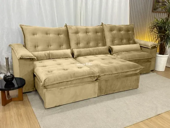 Sofás 2 e 3 Lugares, Retrátil, Reclinável, Chaise, Canto e Sob Medida.