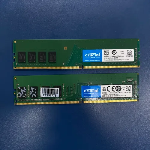 Par Memória RAM 8 GB cada 