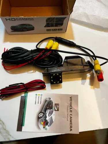 Câmera De Ré Automotiva para Corsa Colorida Visão Noturna