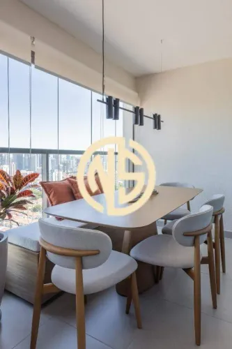 Apartamento mobiliado de 1 suíte à venda em Santo Amaro, São Paulo