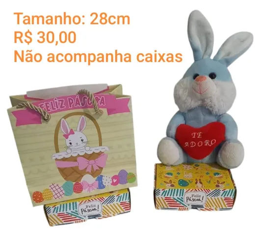 Ursinhos de Pelúcias coelhinho da páscoa, Mickey e outros 