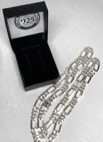 Corrente Cartier prata 925 desapego 70cm 8mm