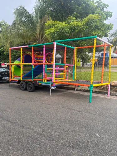 CARRETINHA RECREATIVA INFANTIL COMPLETA 