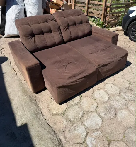 Sofá retrátil 2 lugares