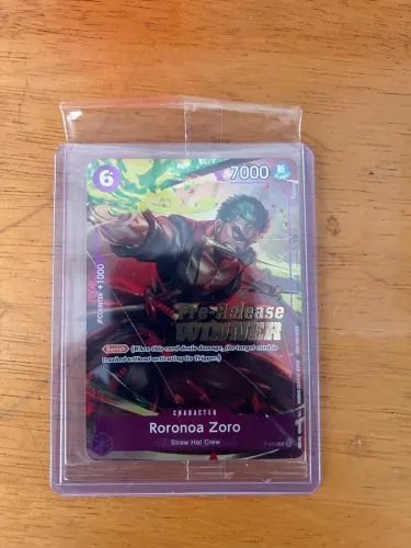 Roronoa Zoro (OP06 Pre Release Tournament) [Winner] (P-045-PW)