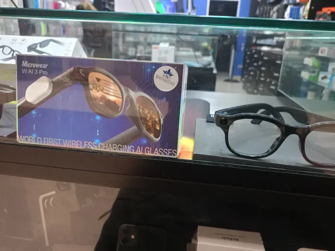 *Óculos inteligente microwear W aí 3 pro 4k câmera , bluetooth , carregamento sem fio