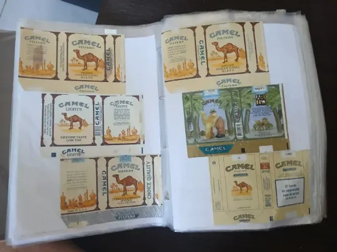Coleçao de embalagens vazias (Maços e Boxes)