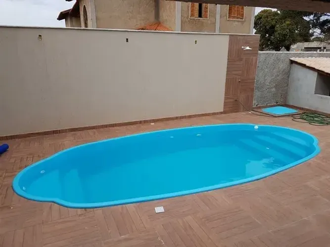 Piscina de Fibra / Completa aquecida 7mts