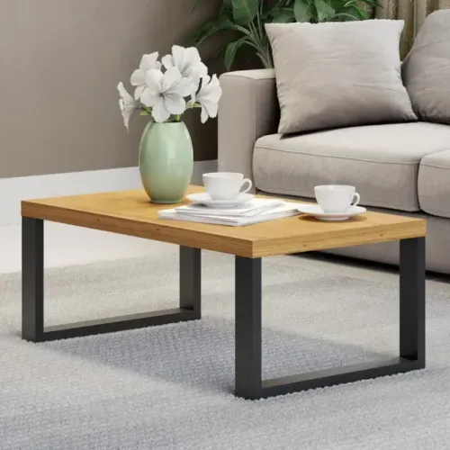 Mesa de Centro Industrial F13 Jpf Freijo Preto Fosco Pradel