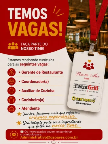 Vaga de emprego 