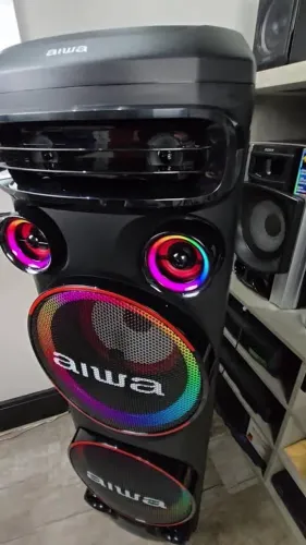 Caixa de som Caixa de Som Aiwa Torre Bluetooth 2300W AWS-T2W