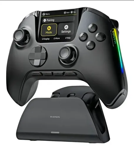 Controlador sem fio Manba One V2 com tela