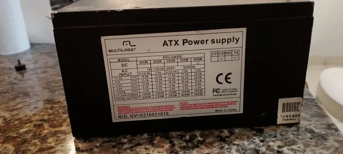Fonte ATX 650w Multilaser