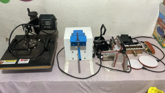 Kit Completo Sublimação 8 em 1 +