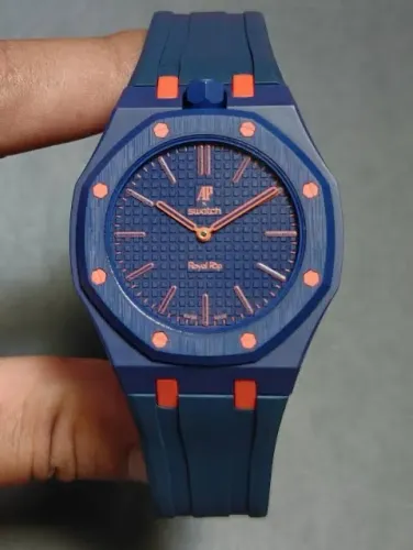 Relógio Royal Pop Swatch x Audemars Piguet