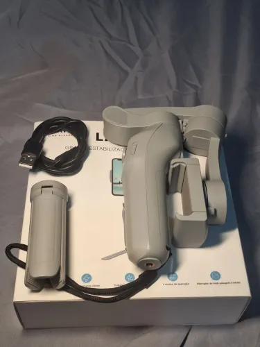 Gimbal L7 Pro 3 Eixos + Rastreamento Facial - Pouco Uso
