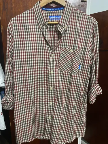 Camisa Adidas Originals xadrez