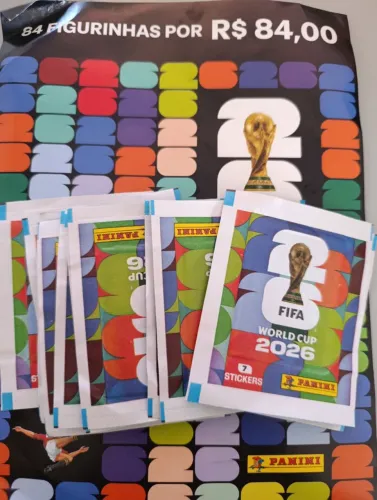 12 Pacotes de Figurinhas da Copa - 84 Figurinhas OFICIAL