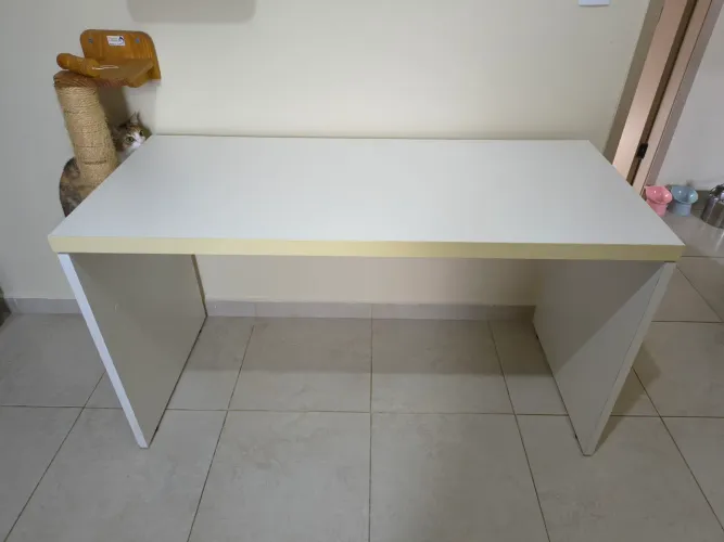 Escrivaninha/Mesa escritório MDF branca
